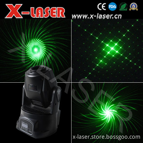 Disco 150mw Single Green Kaleidoscope Moving Head Laser Light